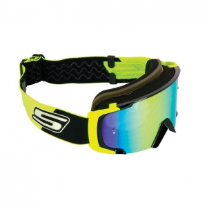 SIFAM - Gafas Offroad SCRUB - AMARILLO FLUO/NEGRO [Visera IRIDIUM]