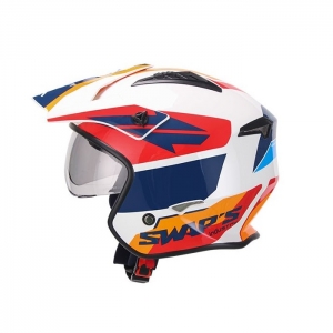 SIFAM - Jethelm S-LINE S769 TROOPER - weiß / rot / blau [S]