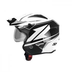 SIFAM - Jethelm S-LINE S769 TROOPER - Weiß/Schwarz [S]
