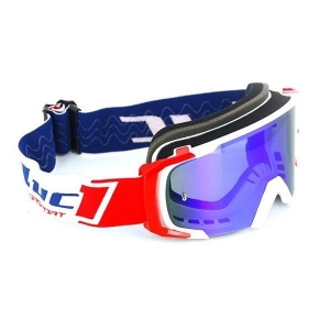 SIFAM - SCRUB Γυαλιά Offroad LUC1 TEAM - ΛΕΥΚΟ/ΚΟΚΚΙΝΟ [Ζελατίνες IRIDIUM BLUE + ΔΙΑΦΑΝΗ]