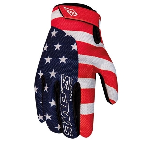SIFAM - SWAP Offroad-Handschuhe - blau, rot, weiß