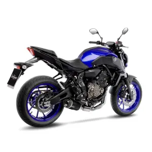 Sistema de Escape Completo LV One Evo Carbono - YAMAHA MT-07 ABS ('17-'20) / XSR 700 ABS ('16-'20) - Leo Vince