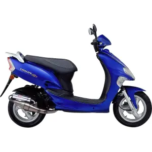 Sistema de escape TT feito à mão - KYMCO PEOPLE 50 ('03-'04) / SUPER 8 50 2T ('09-'13) - Leo Vince