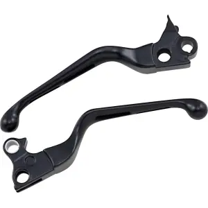 Slotted Wide Blade Lever Set - Black, Matte - 06100142