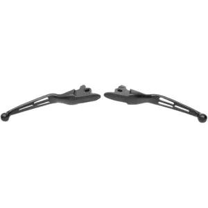 Slotted Wide Blade Lever Set - Black, Matte - 06101956