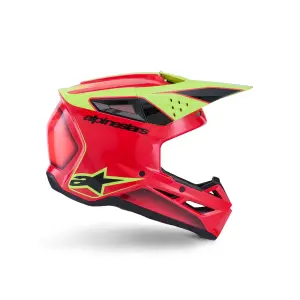 SM3 Fray Helm - Schwarz, Rot, Gelb - Erwachsene - XL - 01109151