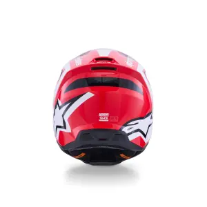 SM3 Heizhelm - Schwarz, Rot, Weiß - Erwachsene - M - 01109185