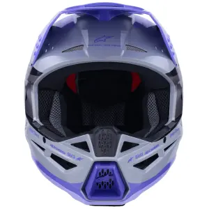 SM3 Jettson Helm - Schwarz, Grau, Lila - Erwachsene - XS - 01109231