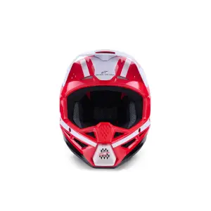 SM3 Verwarmde Helm - Zwart, Rood, Wit - Volwassene - S - 01109184