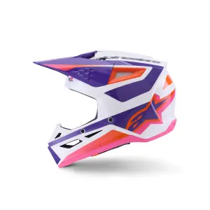 SM3 Wärmehelm - Pink, Lila, Weiß - Erwachsene - 2XL - 01109182