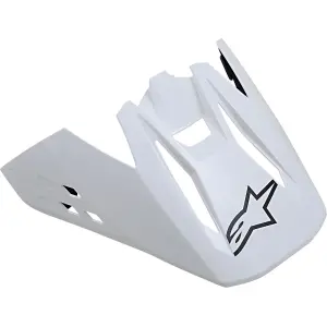 SM5 Helmvizier - Glanzend Wit - Volwassen - Één Maat - 01321417