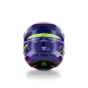 SM7 Deed Helm - Roze, Paars - Volwassene - L - 01109114
