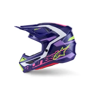 SM7 Deed Helm - Roze, Paars - Volwassene - S - 01109112