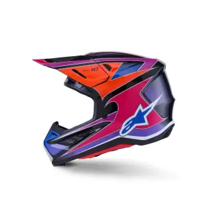 SM7 Fuse Helm - Blau, Pink, Lila - Erwachsene - L - 01109096