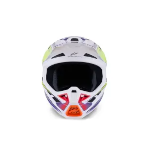 SM7 Fuse Helm - Lila, Weiß, Gelb - Erwachsene - S - 01109088