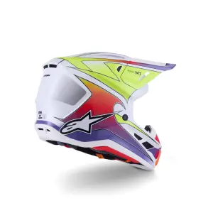 SM7 Fuse Helm - Lila, Weiß, Gelb - Erwachsene - S - 01109088