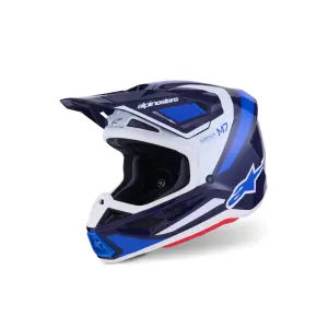 SM7 Rise Helm - Blau, Weiß - Erwachsene - L - 01109072
