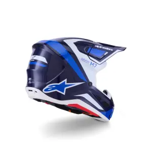 SM7 Rise Helm - Blau, Weiß - Erwachsene - L - 01109072