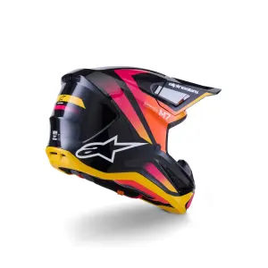 SM7 Rise Helm - Schwarz, Pink, Gelb - Erwachsen - 2XL - 01109062