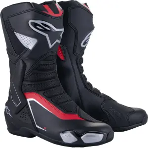 SMX-6 V3 Boots - Black, Red, Silver - Adult - 34041825