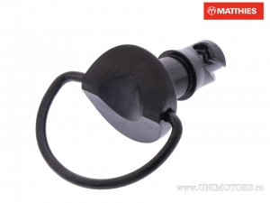 Snelsluitende schroef 17 mm zwart - JM