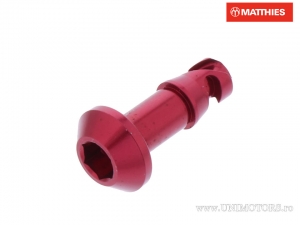 Snelsluitende schroef 19 mm rode inbuskop - JM