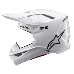 Solide Helm Supertech M10 - Glans, Wit - Volwassene - 2XL - 01108348