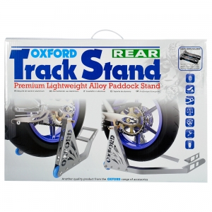 Soporte de motocicleta de aluminio - bloqueo de rueda trasera - Oxford