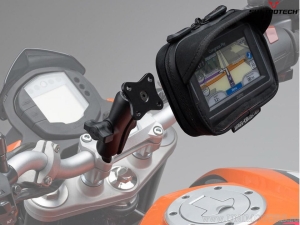 Soporte universal para GPS, cámara, GoPro - bola negra 1