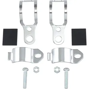 Soportes universales para luces de señalización montadas en la horquilla - Cromado - DS285052