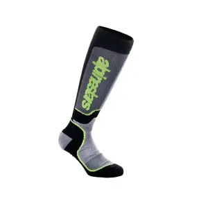 Sosete MX Plus - Negru, Gri, Galben - Adult - S - 34310845