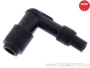 Spark plug cap LB01FP with 1 Kohm resistance made of black phenolic resin - NGK