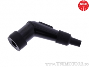 Spark plug cap YD05F with 5 Kohm phenolic resin resistance in black color - NGK
