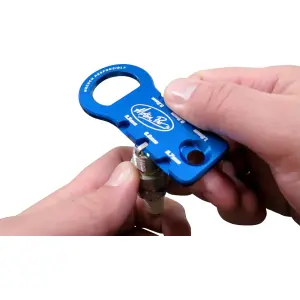 Spark Plug Gap Tool - Blue, Anodized - 38050126