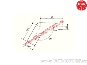 Spark plug pipe VD05FMH - (NGK)