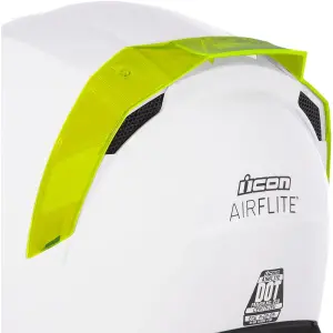 Spoiler arrière pour casque Airflite™ - Vert Dayglo - Adulte - Taille Unique - 01331307