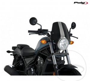 Sport Black Windshield - Honda CMX 500 A Rebel ABS ('17-'22) - JM