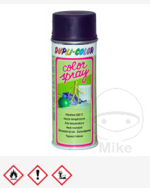 Spray d'échappement noir 400ml résistance 690°C mat - JM