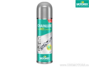 Spray lubricant for wet conditions Motorex CHAINLUBE WET SPRAY 100% synthetic 300ML - Motorex