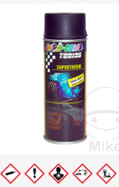 Spray schwarzer Auspuff 400ml Widerstand 800°C matt - JM