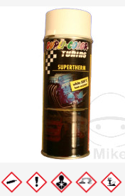 Spray toba alb 400ml rezitenta 500°C mat - JM