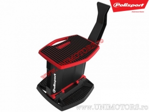 Stander central de moto dobrável vermelho enduro/cross - Polisport