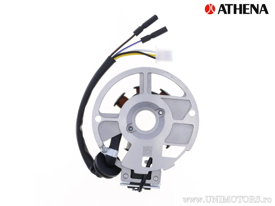 Stator / iskrownik / aprindere, 1 conector cu trei pini + 2 fire - Athena