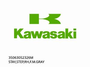 STAY,STEP,RH,F.M.GRAY - 35063052326M - Kawasaki