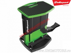 Stender moto central plegable verde enduro/cross - Polisport