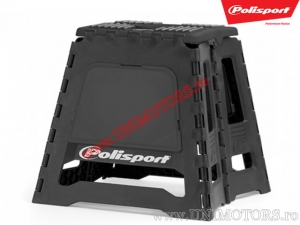 Stender moto pliabil enduro/cross central negru - Polisport