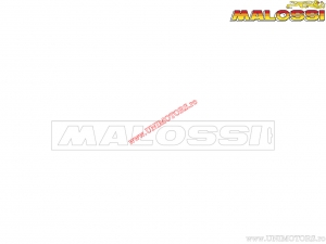 Sticker (abtibild) "Malossi" 32x3,5cm - alb - Malossi