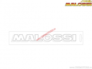 Sticker (decal) "Malossi" 22cm - chrome - Malossi