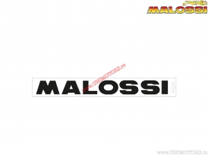 Sticker (decal) "Malossi" 32x3.5cm - black - Malossi