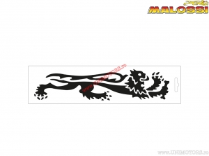 Sticker (decal) "Malossi Lion" 23cm / right - black - Malossi